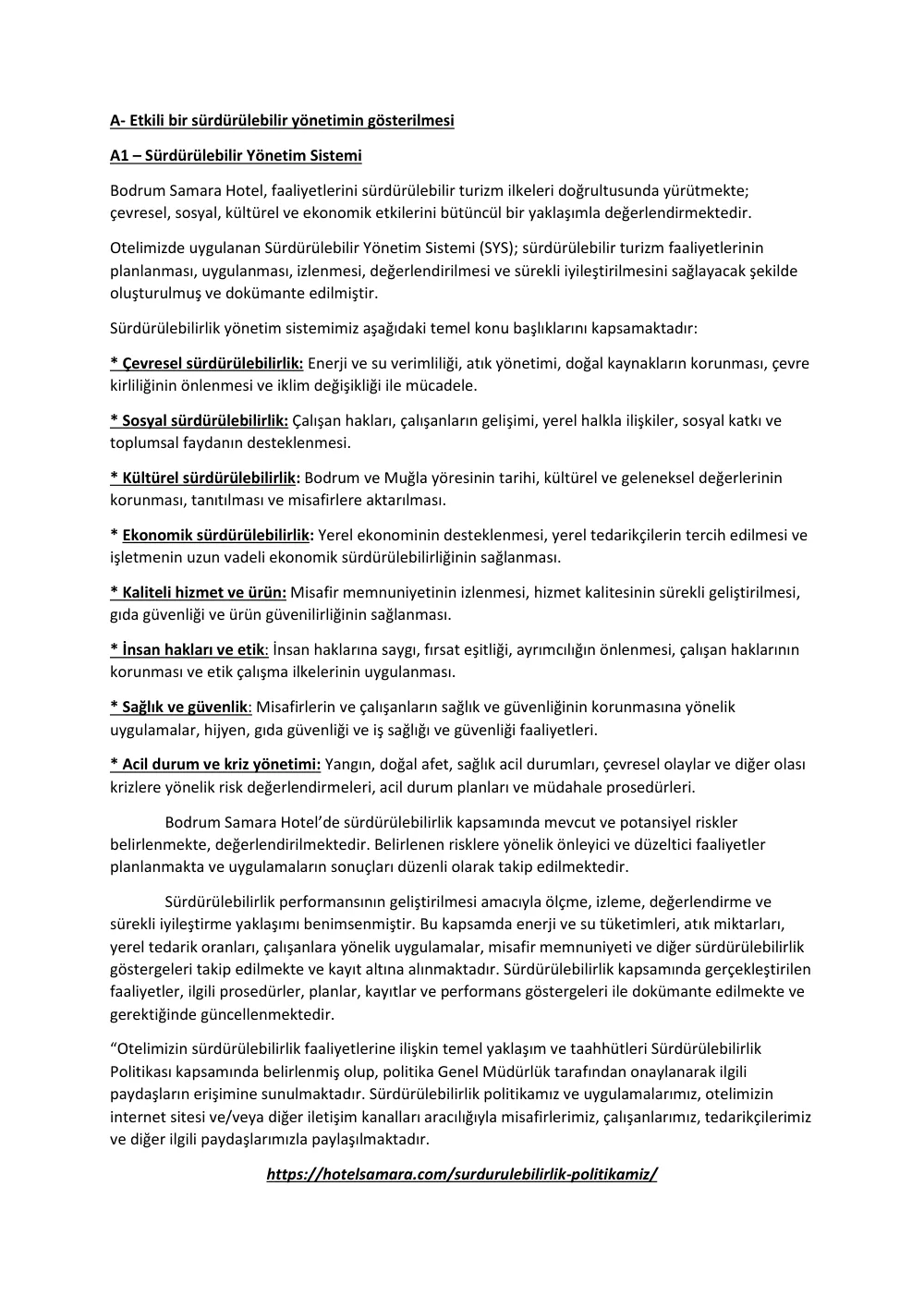 Sürdürülebilirlik Raporu 2025-2026, sayfa 3 / 52