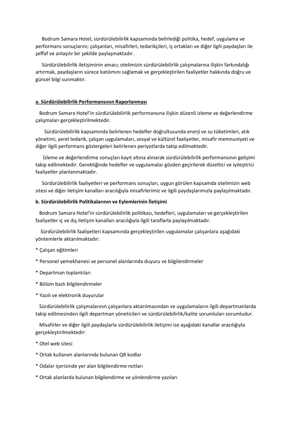 Sürdürülebilirlik Raporu 2025-2026, sayfa 5 / 52